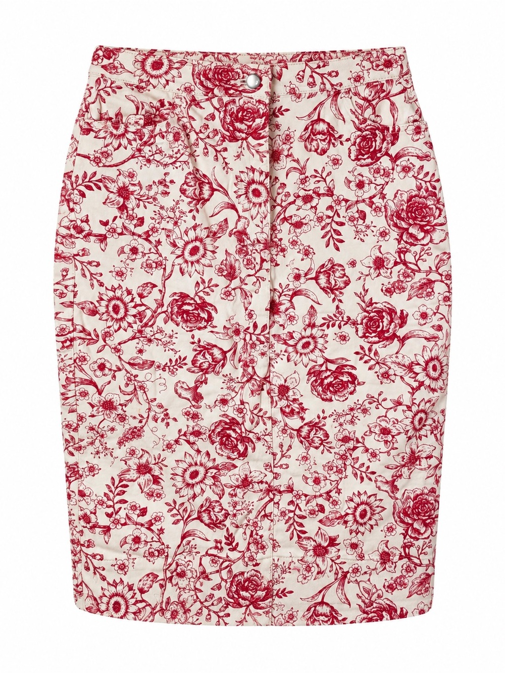 Vintage Y2K Mary-Kate & Ashley Floral Pencil Skirt Size 16